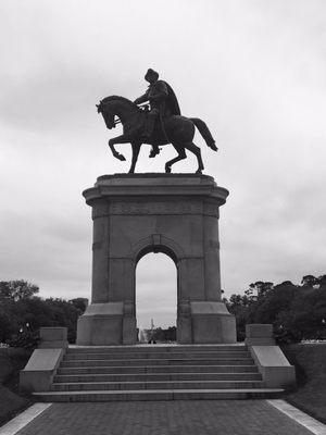 Sam Houston Monument in Hermann Park