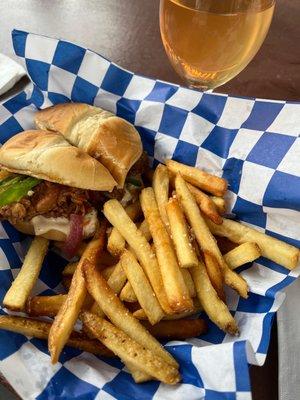 Fried Ban Mi Chicken Sandwich w/ Fries