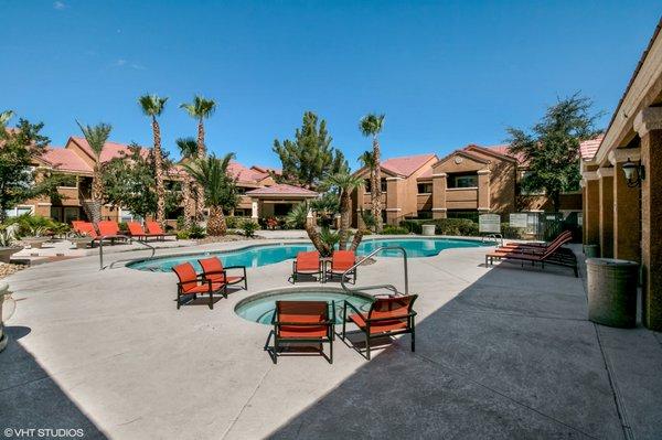 Hot Tub and Pool Area