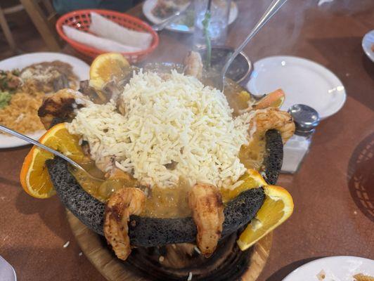 Shrimp Molcajete