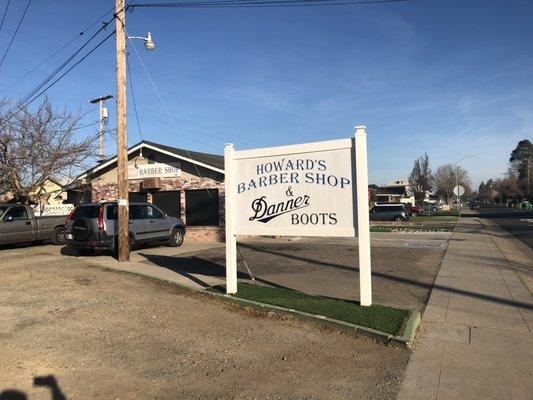 We sit on the corner of Lockford and Pleasant Avenue.  Look for the sign, you can't miss us.