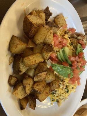 California Scramble (potatoes are hard )