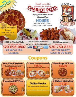 Coupon Menu