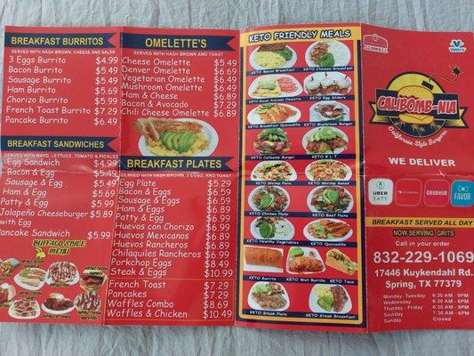 Full Menu