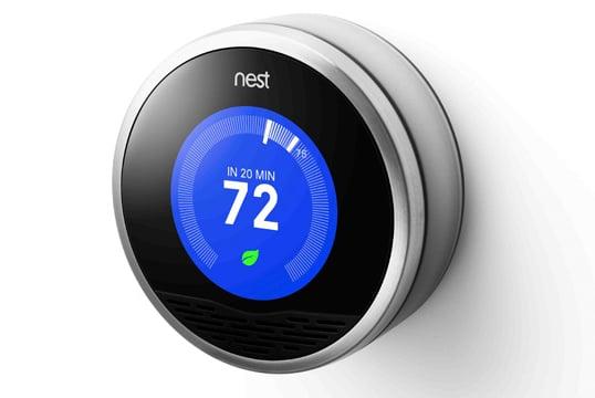 Smart Thermostats, like The Nest, are a breeze for our service team to install!