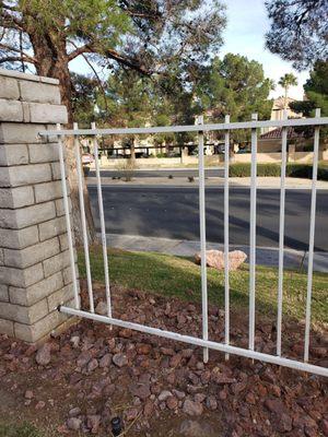 Huge gap on one of the fences surrounding the complex! It has NOT been fixed for months! I've seen people coming in and out as they please.