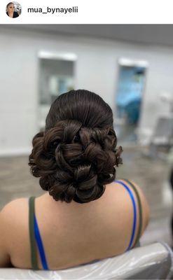 Up Do. Hair by Nayeli