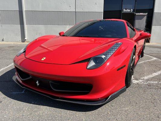 Rari bumper and hood repair.