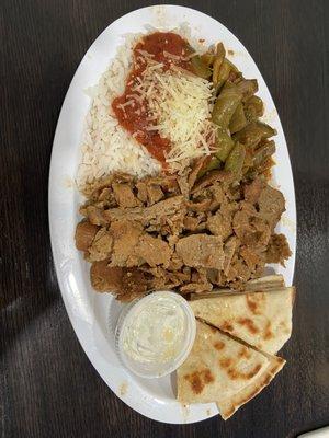 Gyro platter.