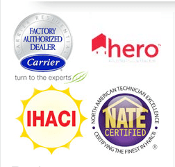 Carrier Factory Authorized Dealer with NATE-Certified Techs!