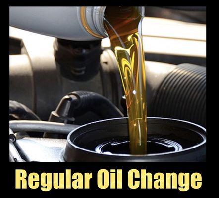 Conventional (regular) Oil change service