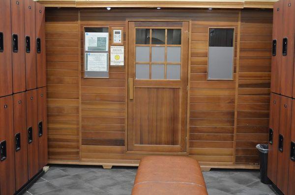 Our amazing infrared sauna offers many benefits and soothes sore muscles after a vigorous workout!