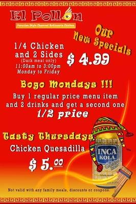 Specials @ El Pollon