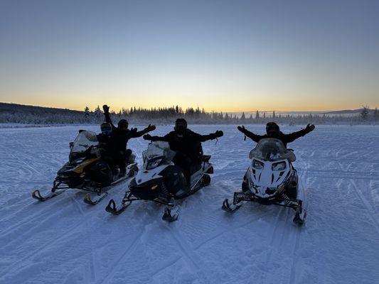 Snowmobile fun!