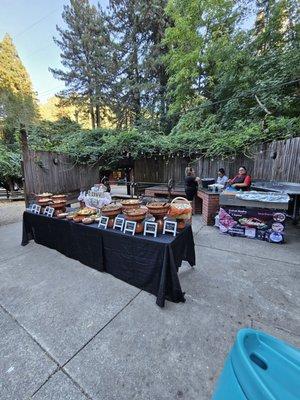 Setup at Forestville, CA