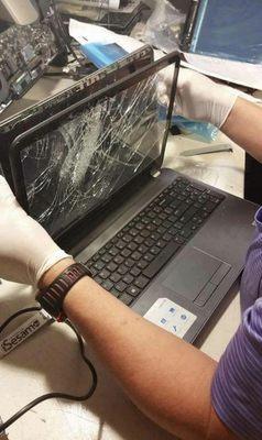 We fix and replace Laptops screen.