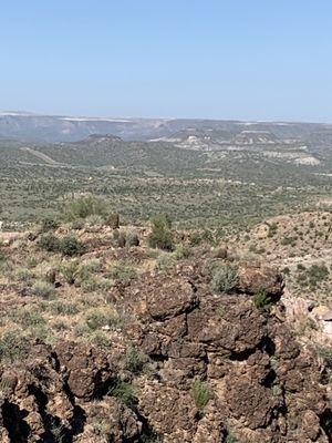 On the trail near black canyon.