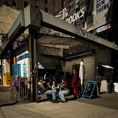 Coffee spot located in Bowery Market