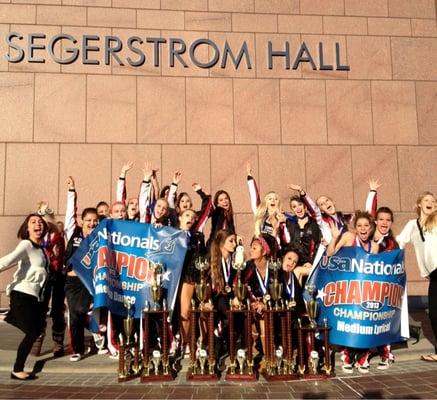 Congrats SCHS Dance Team. 2013 Nationals champs!