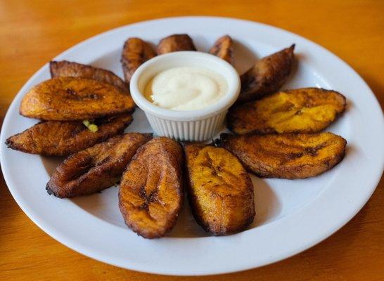 Fried Plantains with Cream