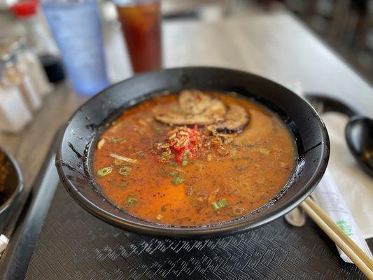 Black Garlic Ramen.  Definitely took me to Flavor Town!