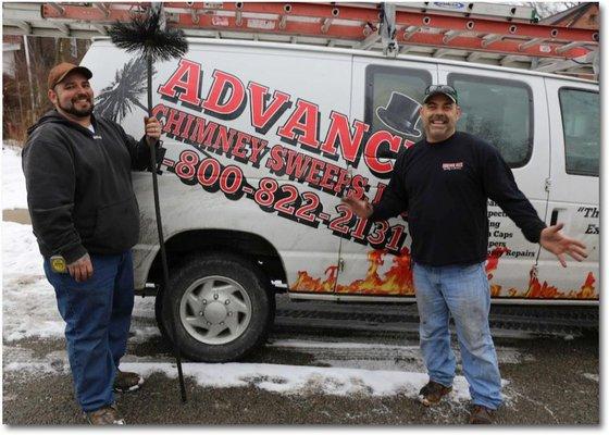 advance chimney sweep van