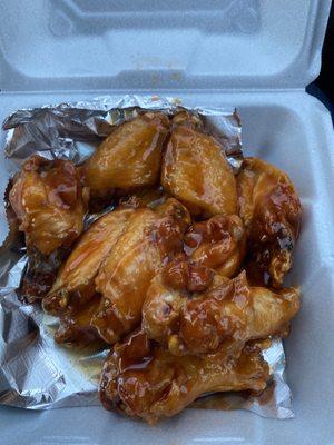 Hot honey sweet wings