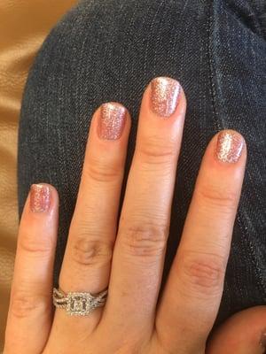 "Glitterazzi" Shellac on Board B!