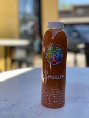 Crown juice for a healthy start.