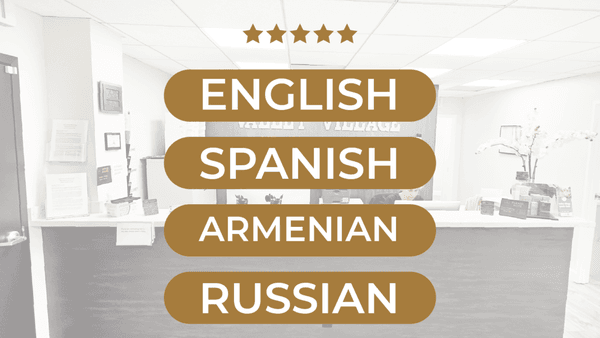 We speak English, Spanish, Armenian and Russian. Welcome!