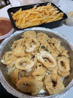 Fried calamari