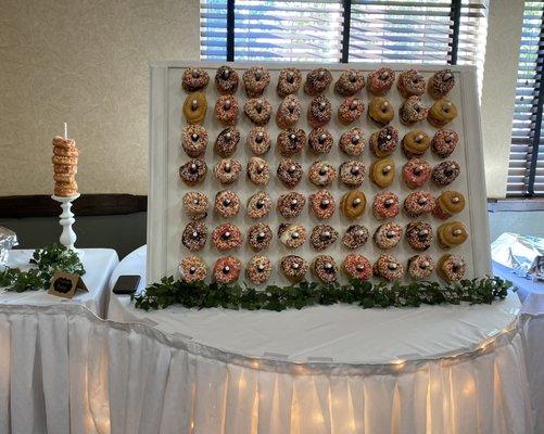 Our donut wall from our wedding!