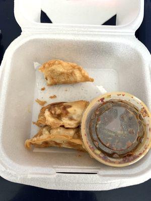 Fried Chicken Dumplings (Mandoo)