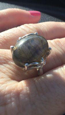 Matching moonstone ring they held it for 6 months for me!