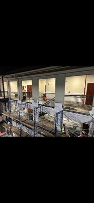 Construction at 9:00pm on Friday evening. More dry sawing concrete right outside residents entryways.