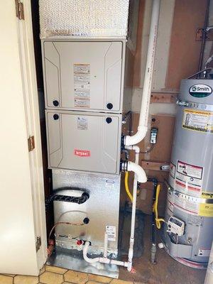 high efficiency furnace 96% installation / new furnace 96% / gas furnace Santa Cruz/La Selva Beach/Aptos Hills-Larkin Valley