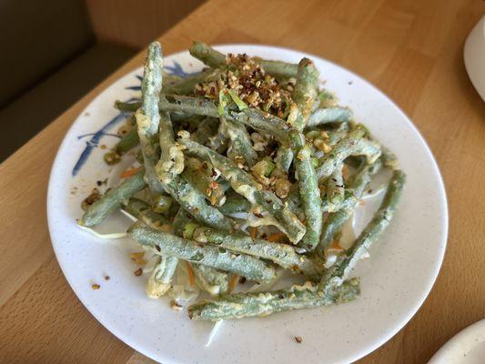 salt pepper green bean