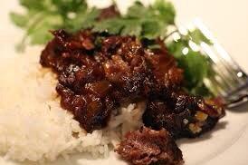 Asian Short Ribs on Jasmine Rice