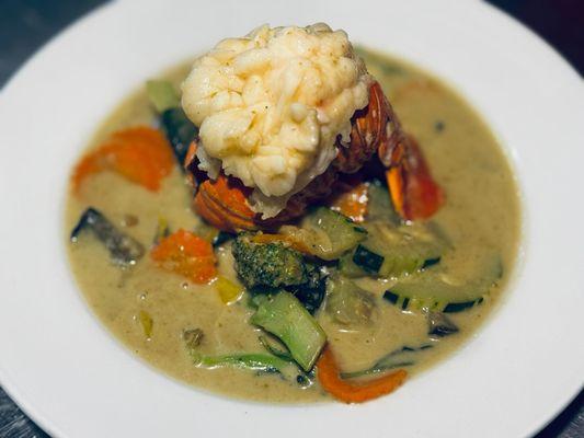 Lobster green curry