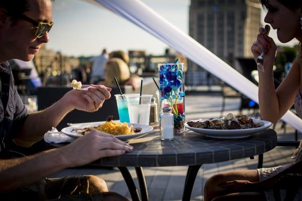 Dinner on SkyDeck.