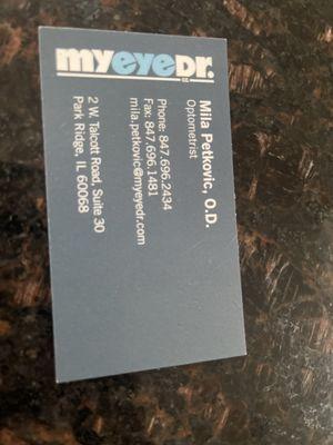 Dr business card