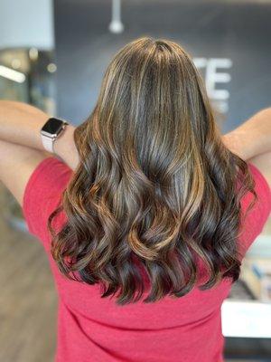 Subtle Carmel balayage