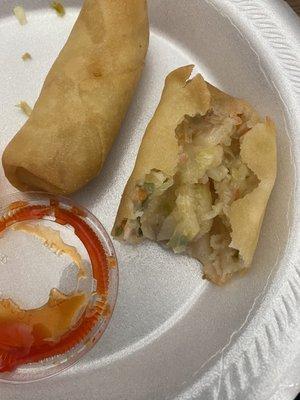 What is in this egg roll?