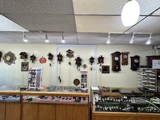 They can fix anything that tells time! They also sell amazing vintage coo-coo clocks!! Like the real ones!