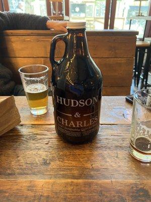 64oz growler. $5 deposit on vessel.