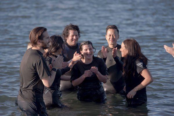 Incredible day last Sunday with many people being baptized in the San Francisco Bay.