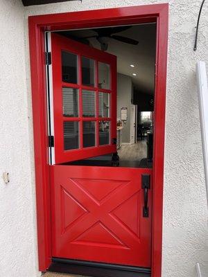 Truly amazing Dutch door