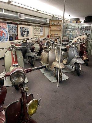 Vintage scooters