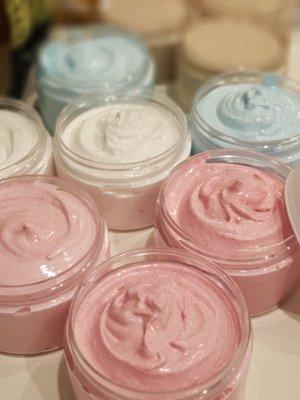 Scented Whipped Foaming Sugar Body Scrub!