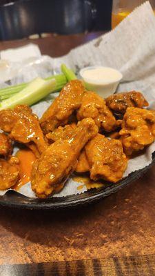 Anchor Bar wings. Mild still flavorful. 8 for $18